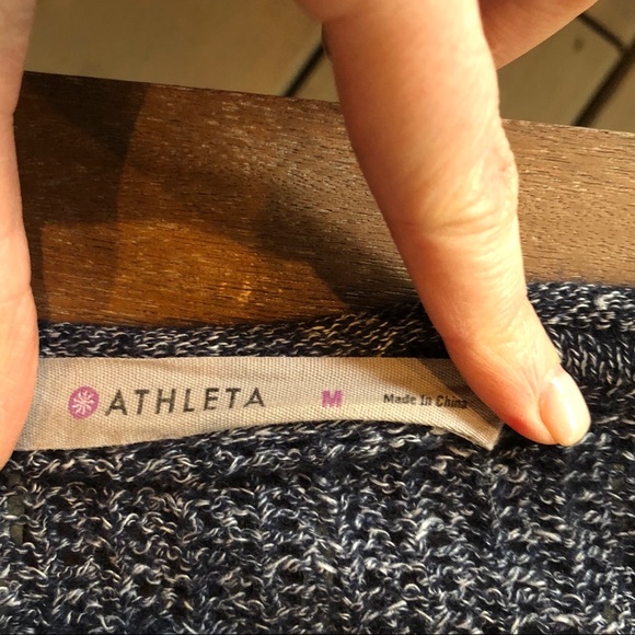 Blue Crop / Dolman Sweater | Athleta - Picture 2 of 4